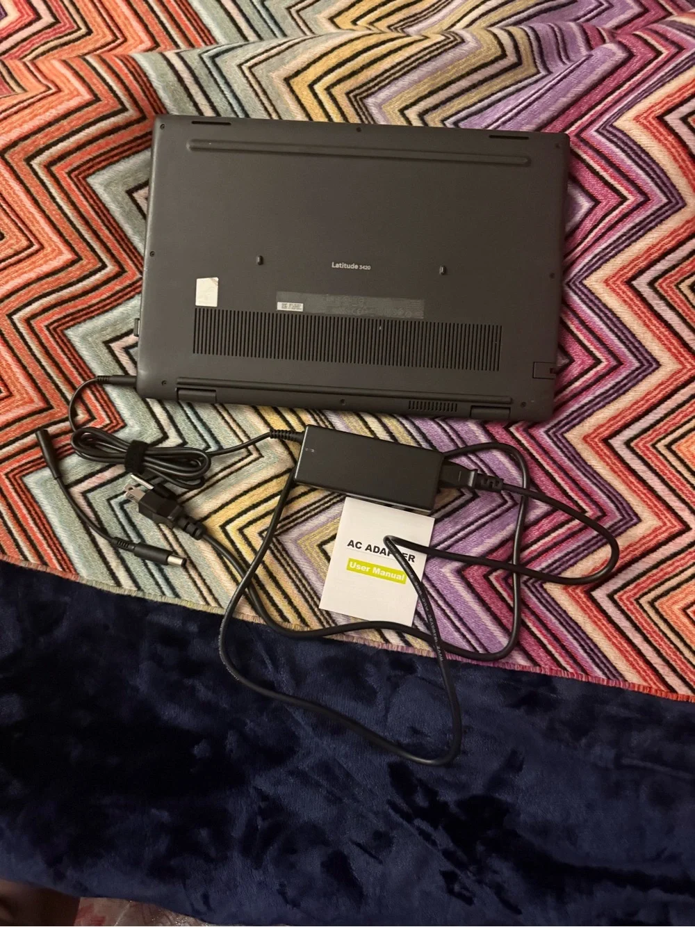 Dell latitude3420 Laptop with AC Adapter and Cables